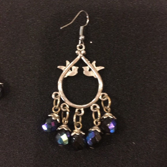 Earrings Artist Made Silver Metal (Ag? Maybe) New - Picture 3 of 4